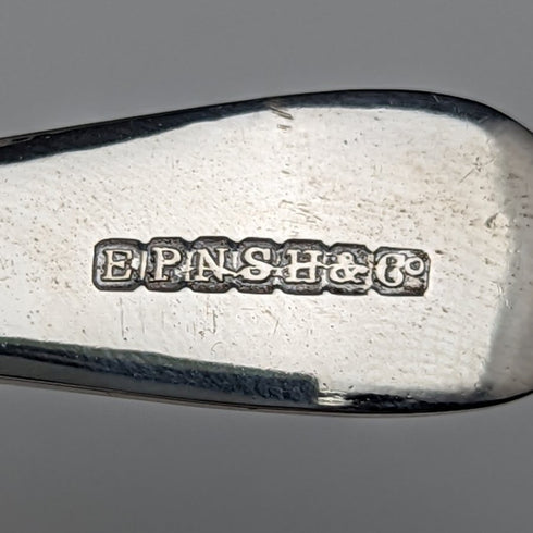 英國古董切割玻璃果醬罐銀盤蓋帶勺子